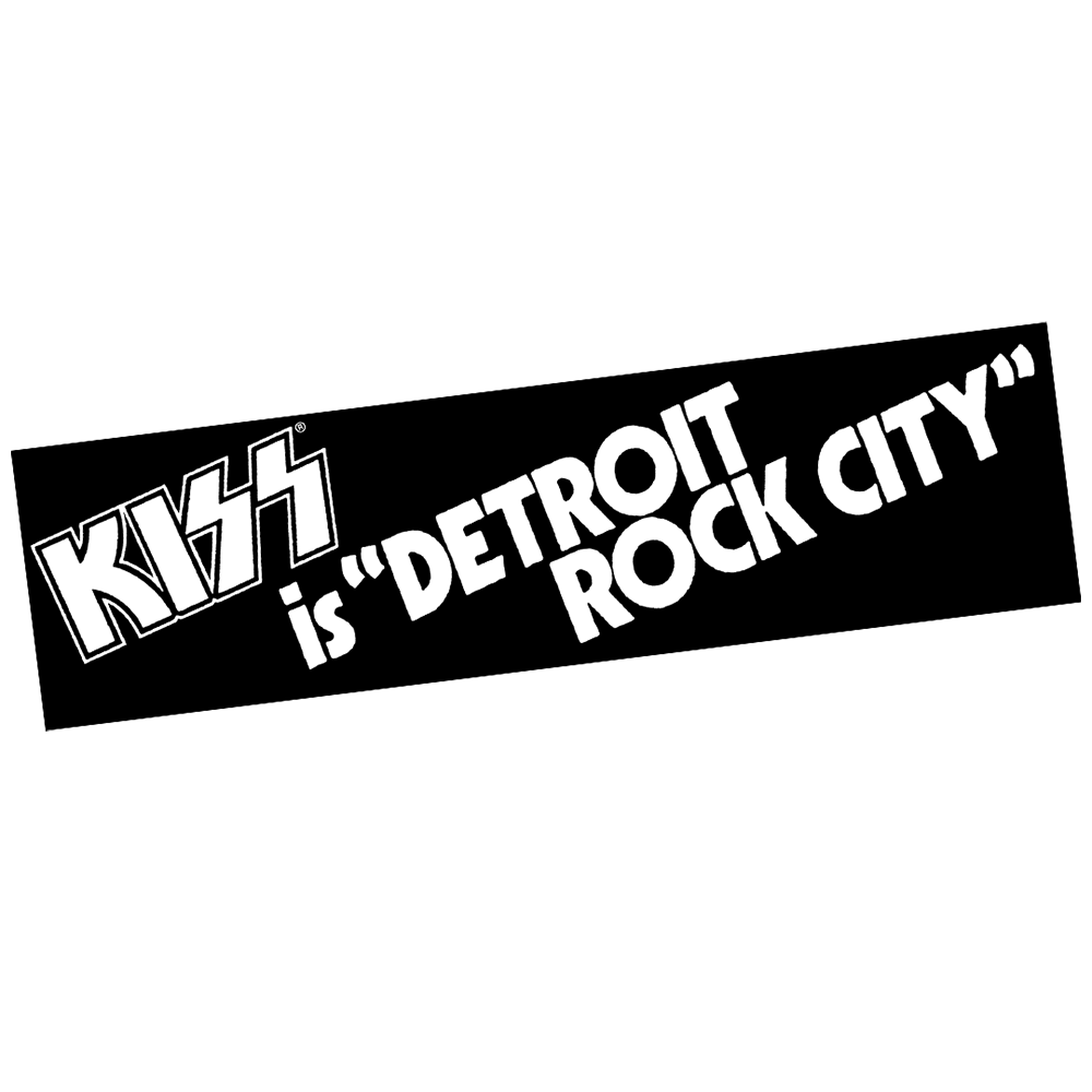 Kiss - Kiss is Detroit Rock City Sticker