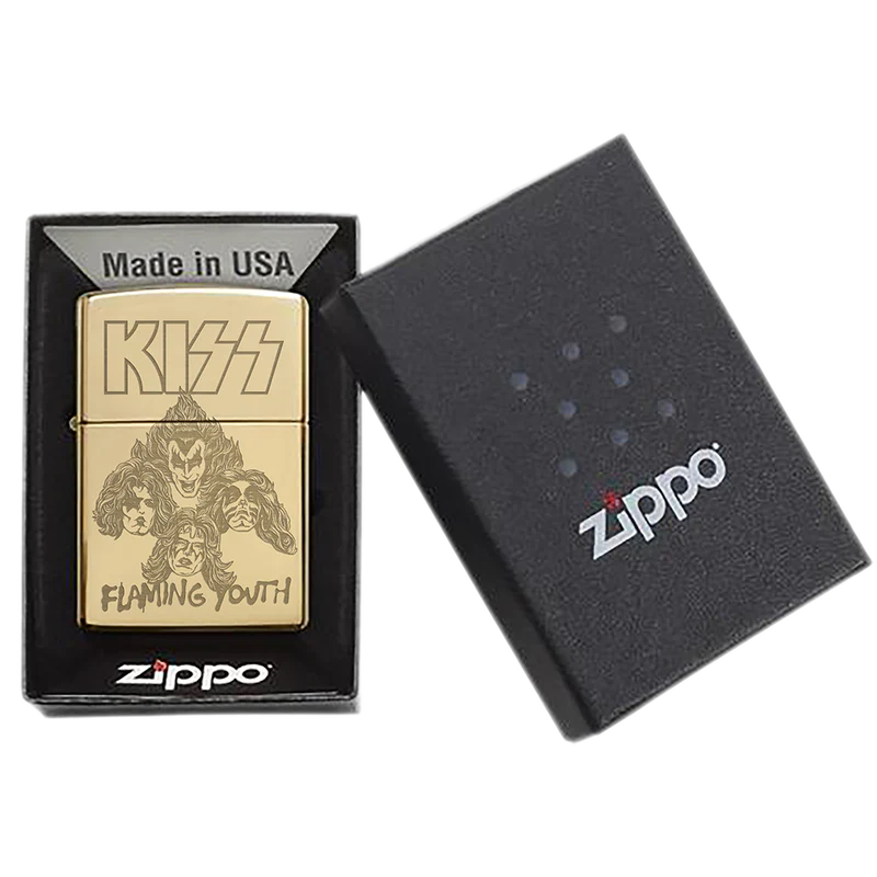 Kiss - Flaming Youth Zippo