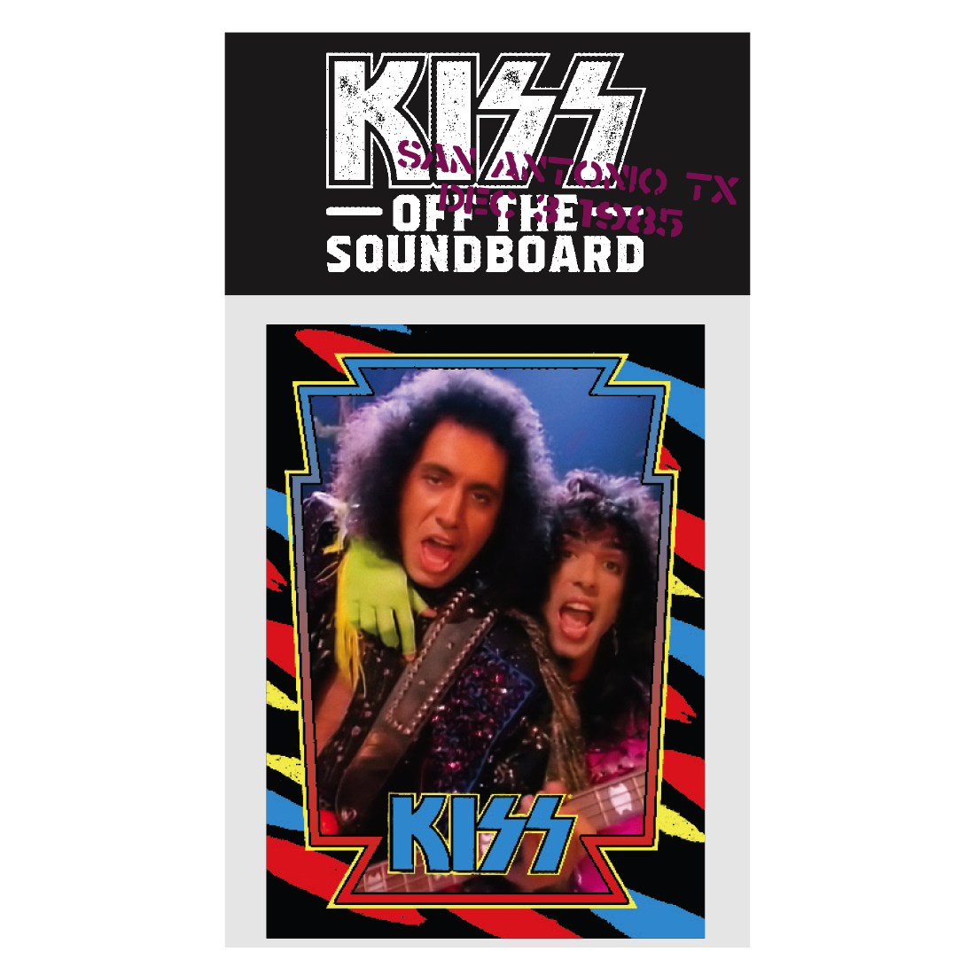 Kiss - Off The Soundboard San Antonio Card Set 12/3/1985