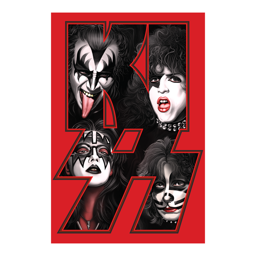 Kiss - Destroyer 1976 Limited Edition Poster