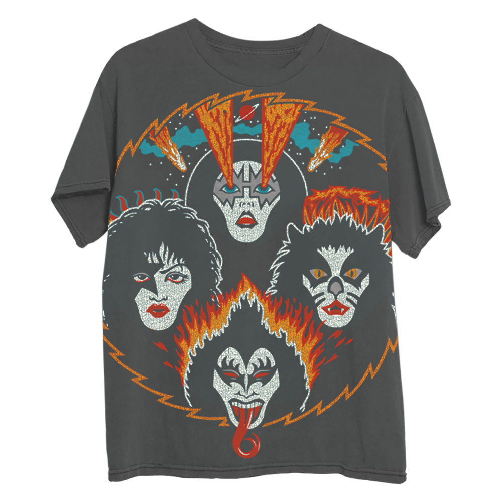 Kiss - Rock and Roll Over Vintage Wash T-Shirt