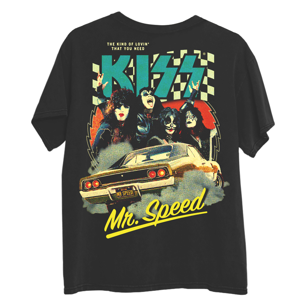 Kiss - Mr. Speed Black T-Shirt
