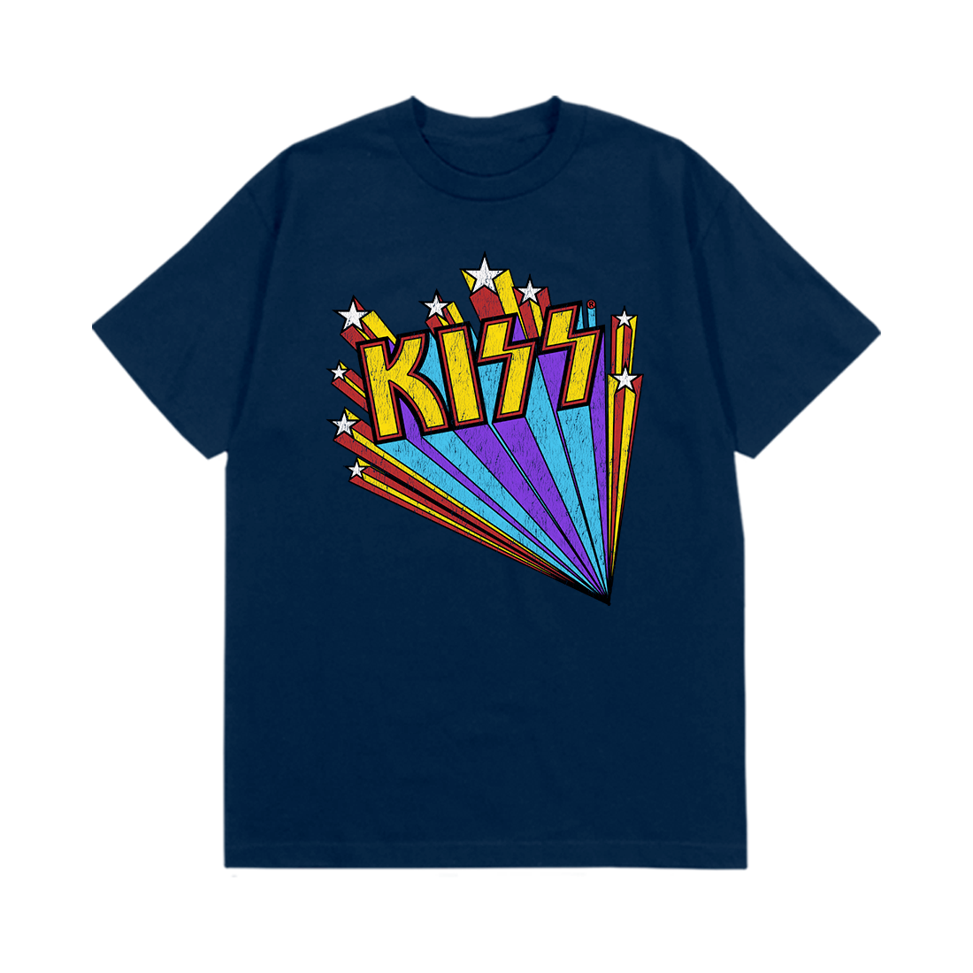 Kiss - Stars Logo T-Shirt