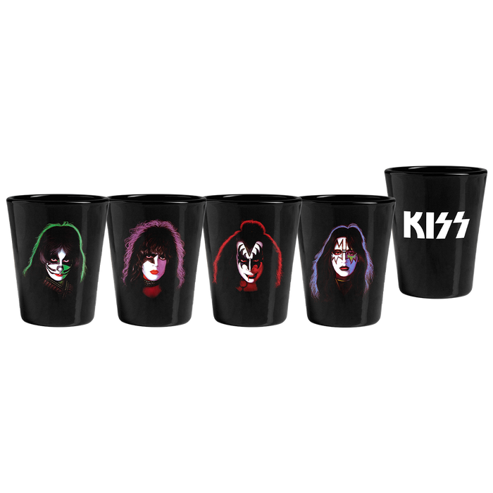 Kiss - Solo Albums Shot Glass Set