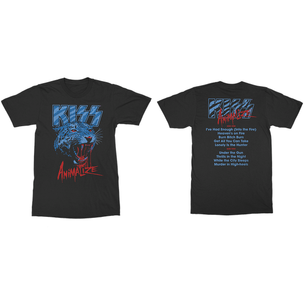 Kiss - Animalize Tracklist T-Shirt