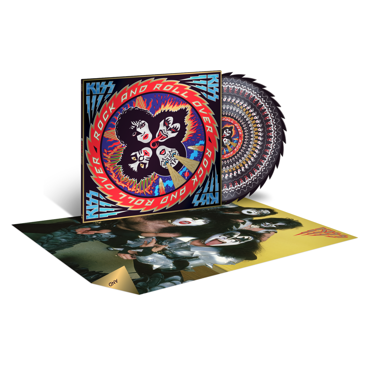 Kiss - Rock And Roll Over (50th Anniversary): Deluxe 1LP Zoetrope Picture Disc