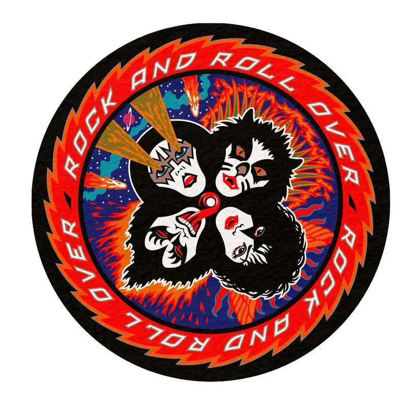 Kiss - Rock and Roll Over Blacklight Slipmat