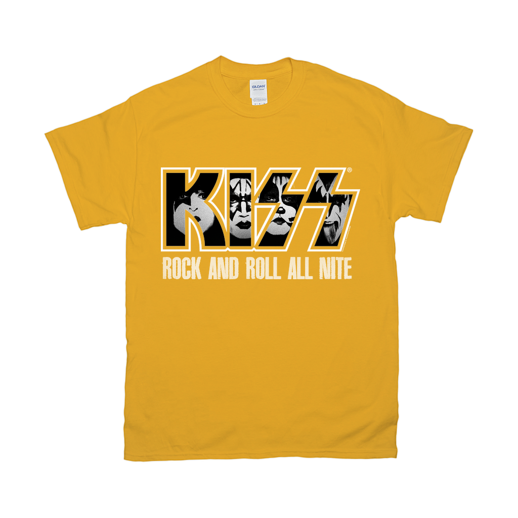 Kiss - All Nite T-Shirt Gold