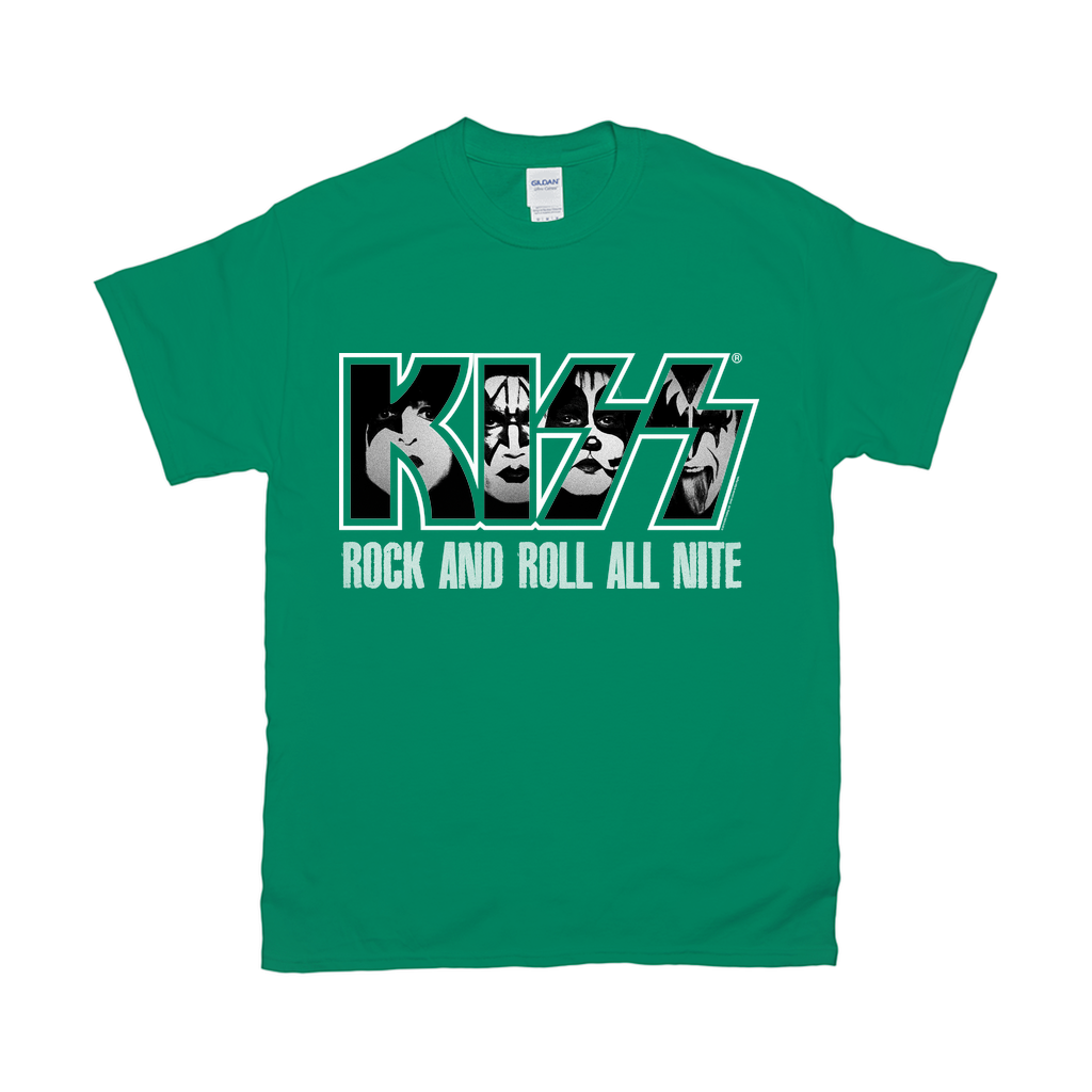 Kiss - All Nite T-Shirt Kelly Green