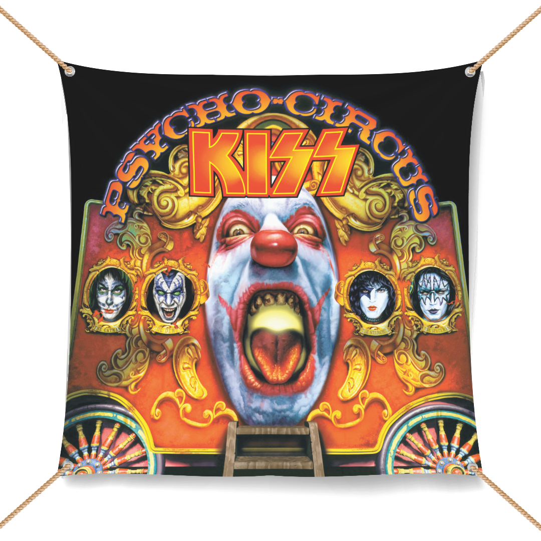Kiss - Psycho Circus Wall Flag