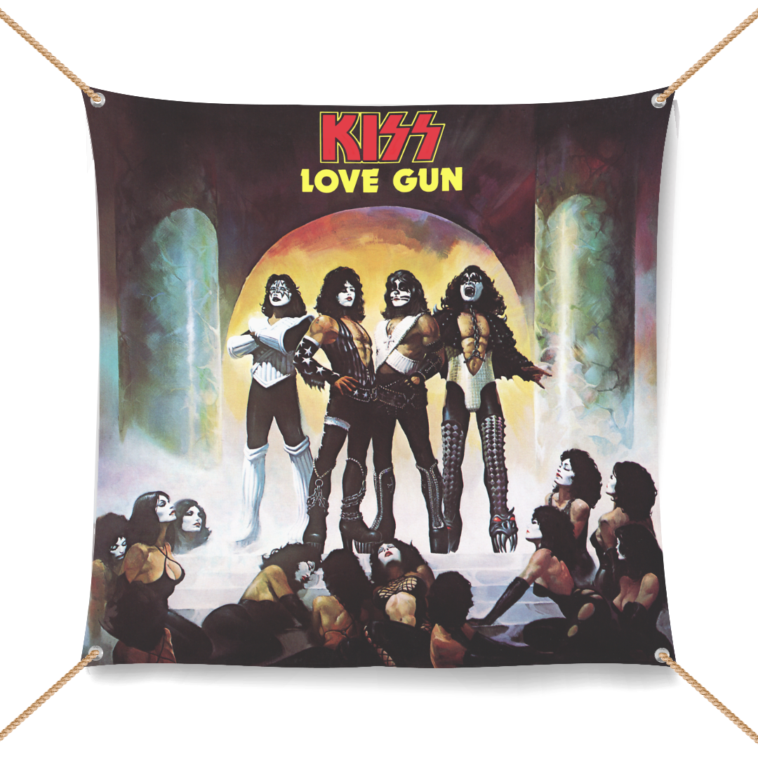 Kiss - Love Gun Wall Flag