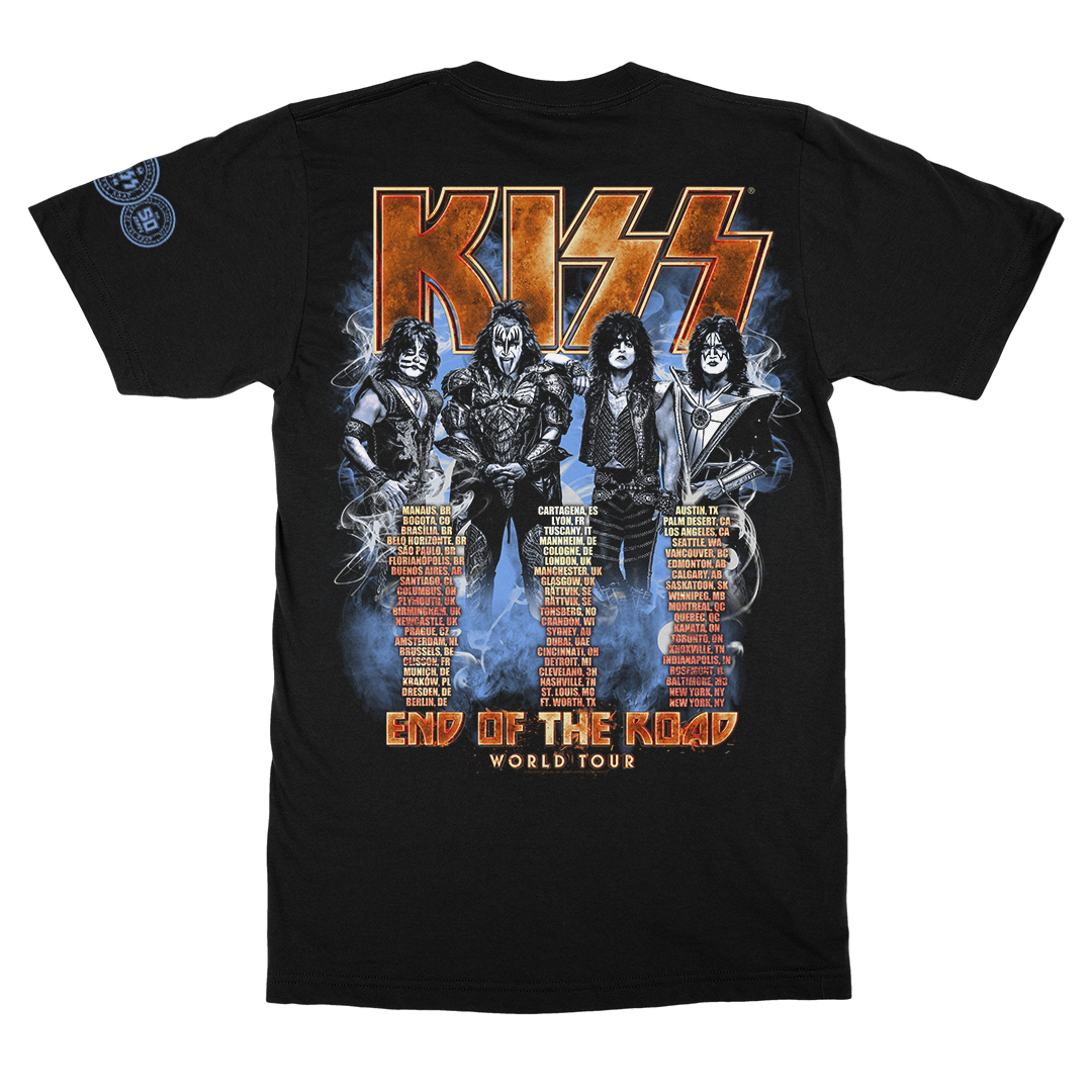 Kiss - 2023 Blue Smoke T-Shirt