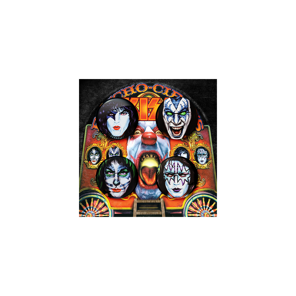 Kiss - Psycho Circus Button pack