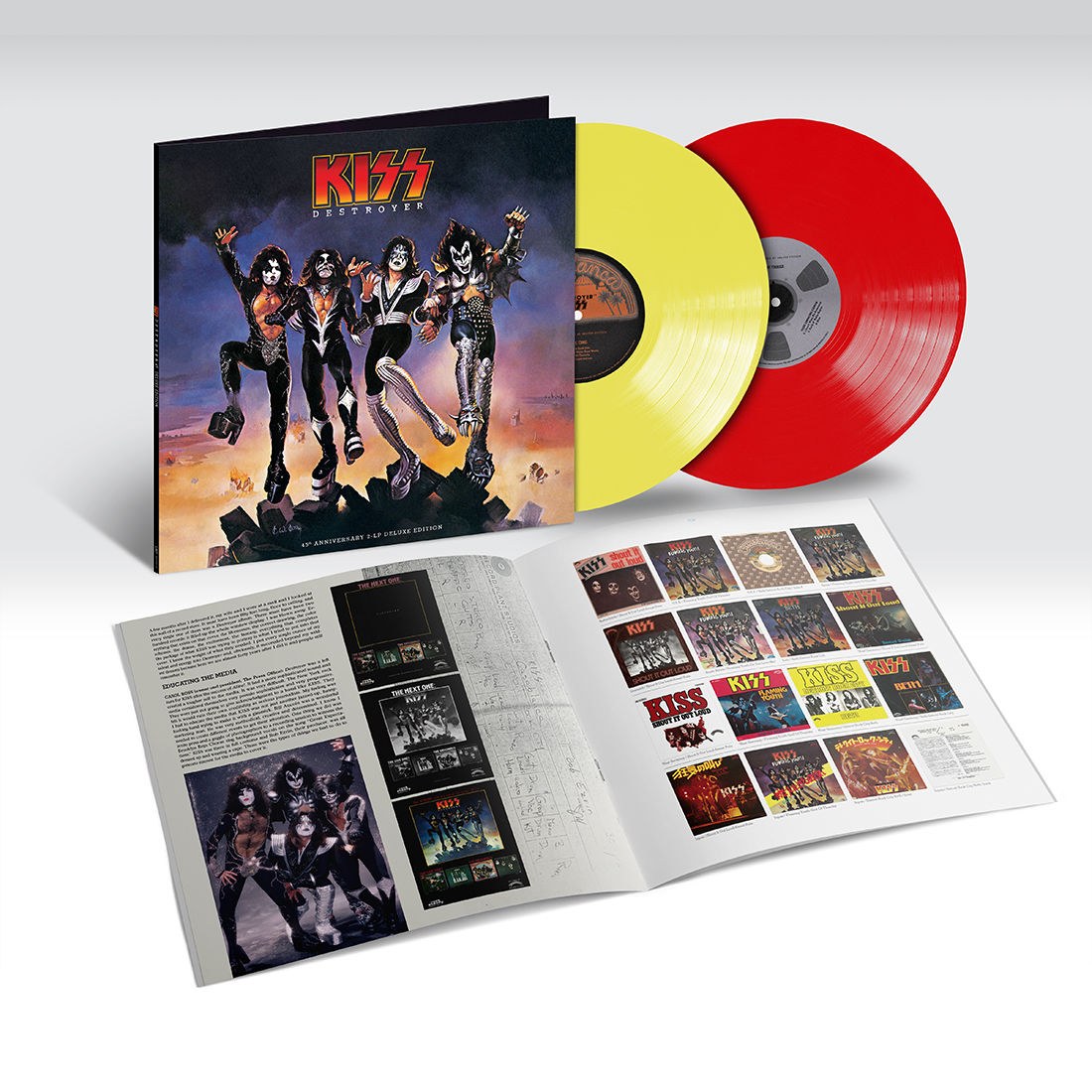 Kiss - Destroyer - 45th Anniversary: Exclusive Opaque Yellow & Red Vinyl 2LP