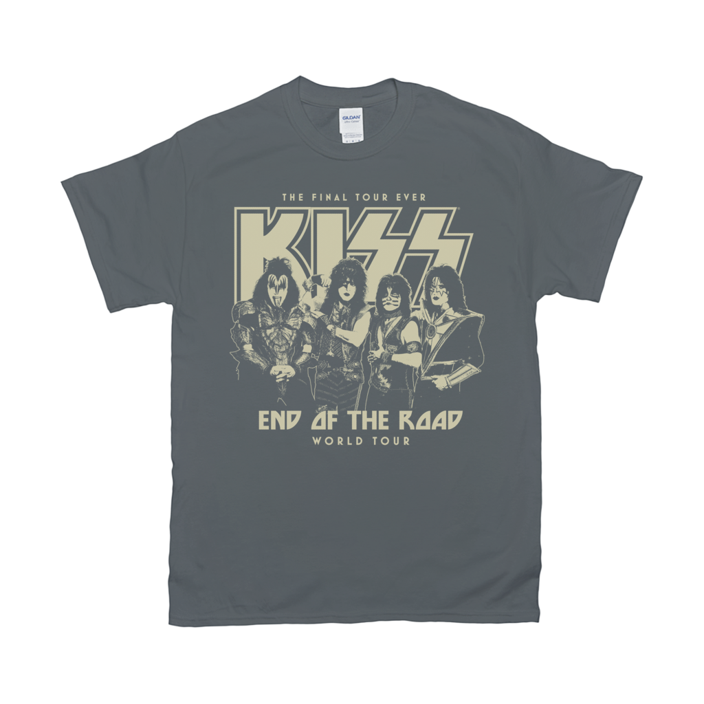 Kiss - The Final Tour Ever T-Shirt Charcoal