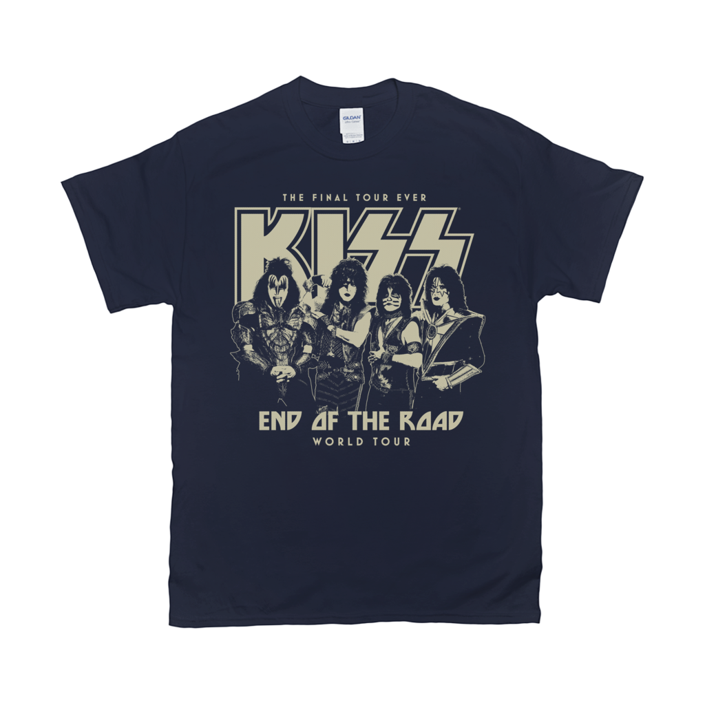 Kiss - The Final Tour Ever T-Shirt Navy