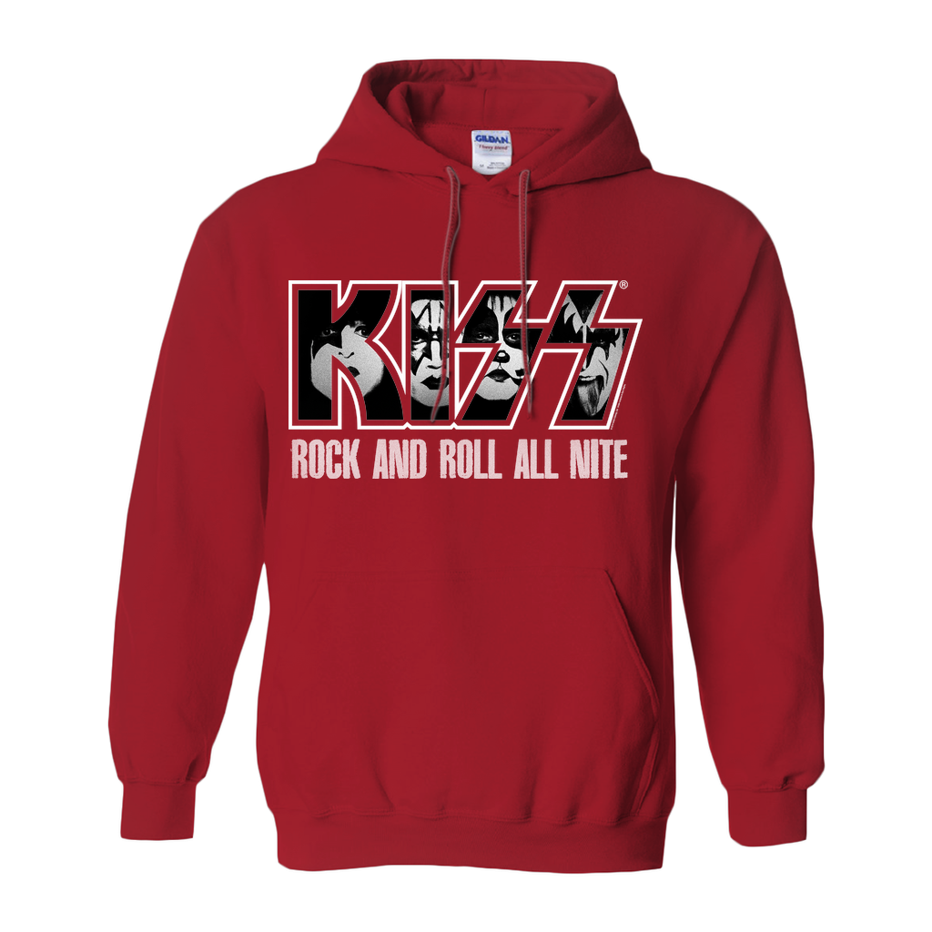 Kiss - All Nite Hoodie Red
