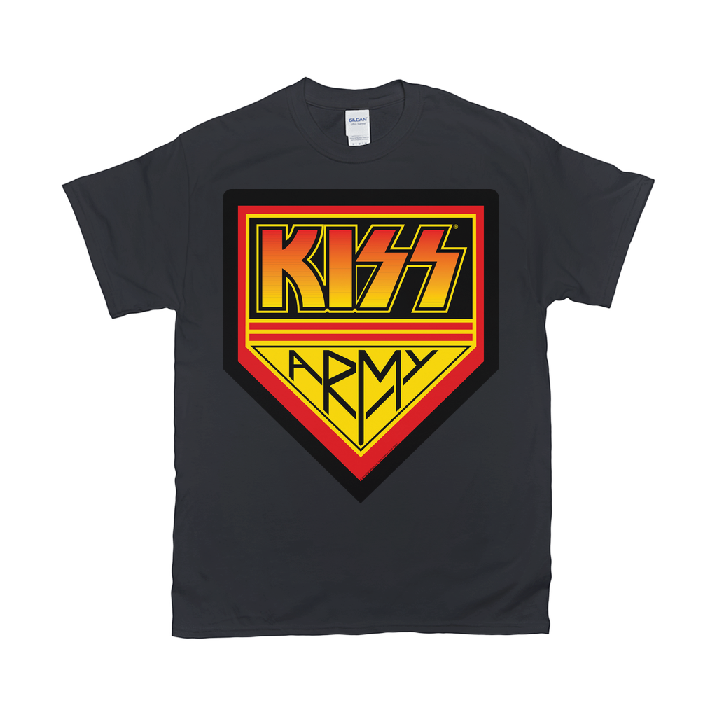 Kiss - KISS Army Logo T-Shirt Black