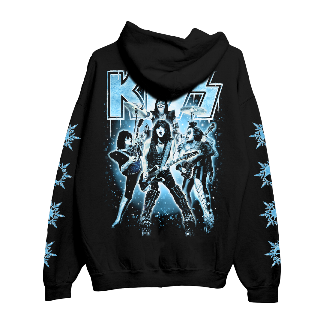 Kiss - Demon Starchild Space Ace Catman Snowflake Hoodie