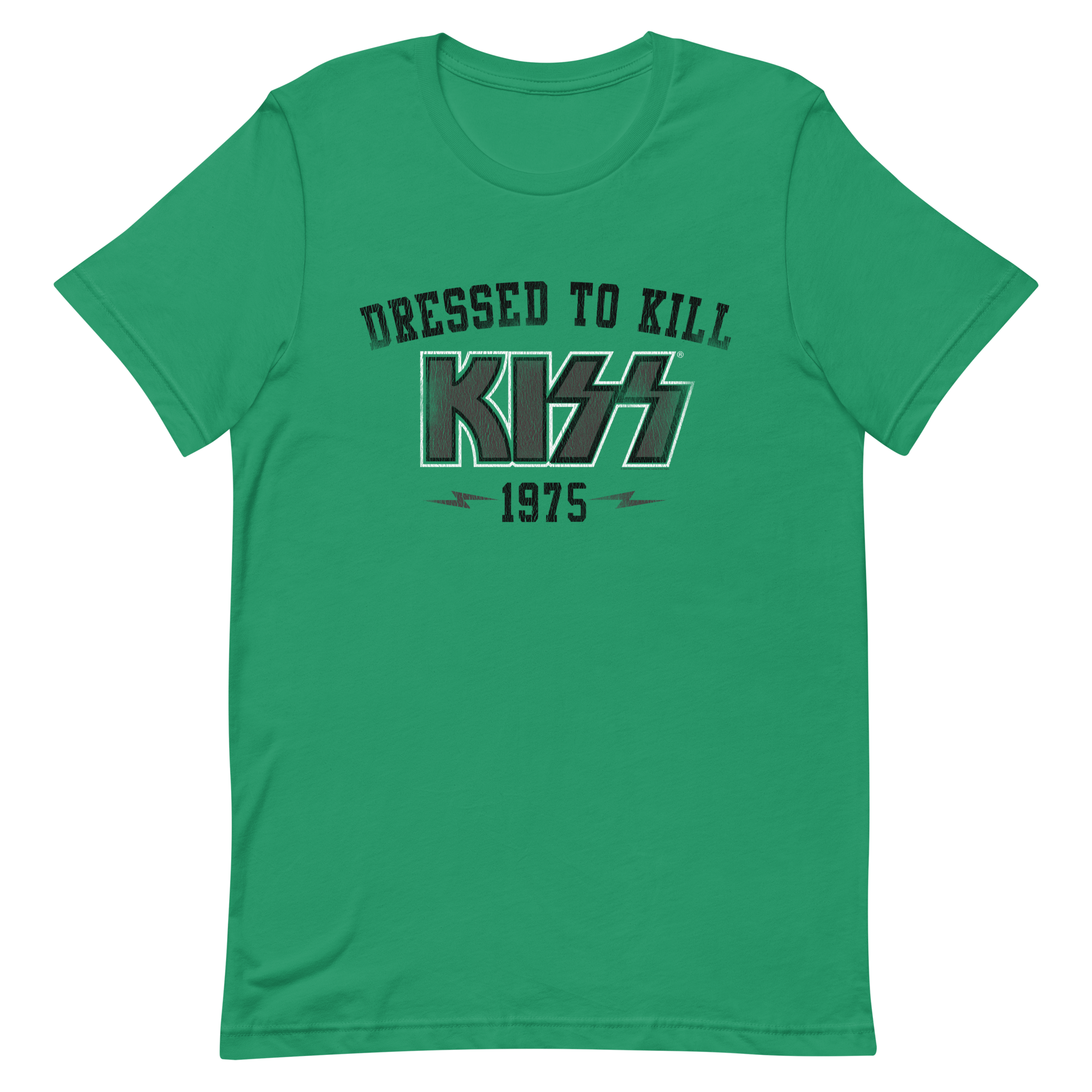 Kiss - Dressed To Kill '75 T-Shirt Kelly Green