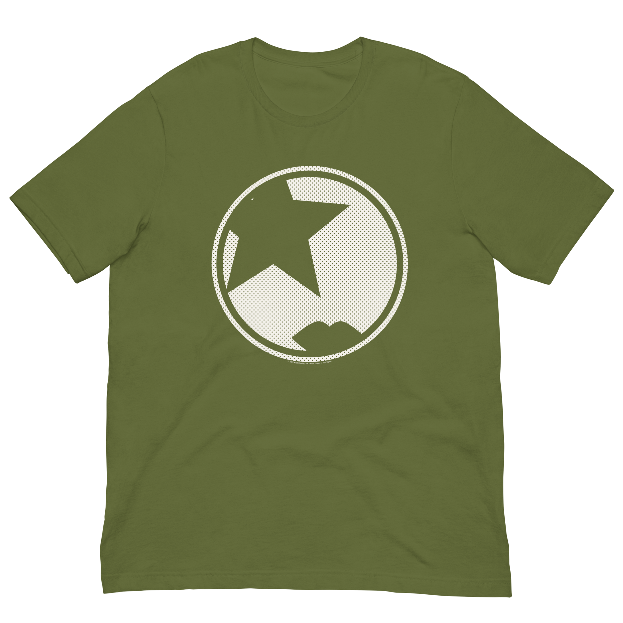 Kiss - Vocals T-Shirt Military Green